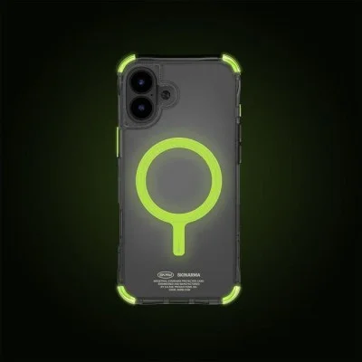 Cover Iphone 16 Saido Magsafe Case Skinarma - Lime Green